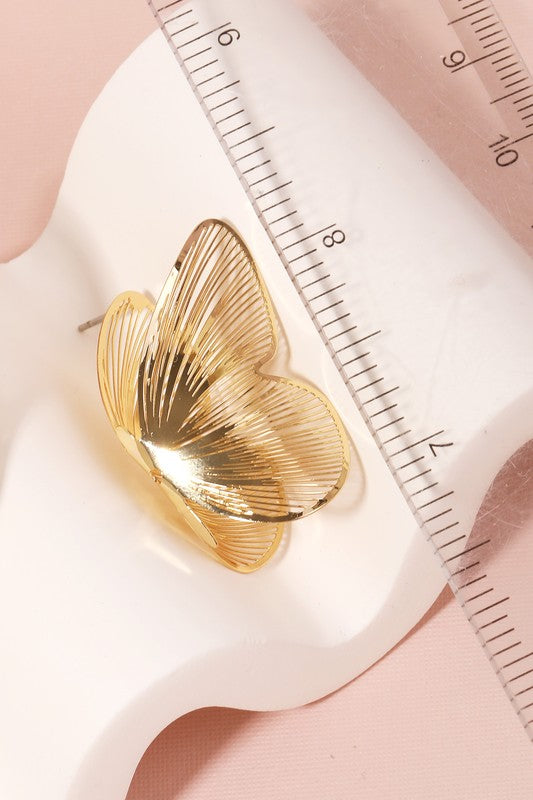 Butterfly Stud Earrings - sale