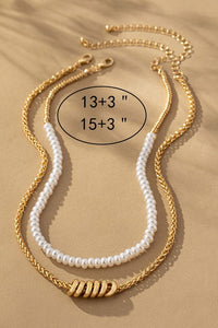 Pearl Necklace SET