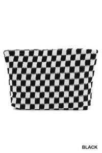 Checkered Pouch Bag
