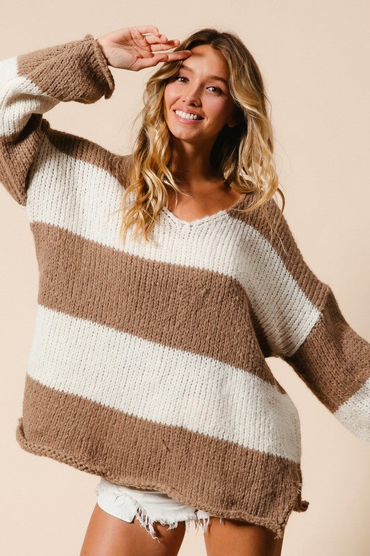 Samantha Stripe Sweater