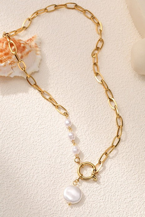 Pearl Gold Necklace