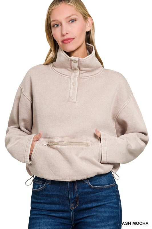 Harriet Half Snap Pullover