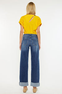Patty Double Cuff Wide Jean