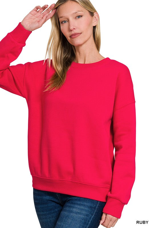 Drop Shoulder Crewneck