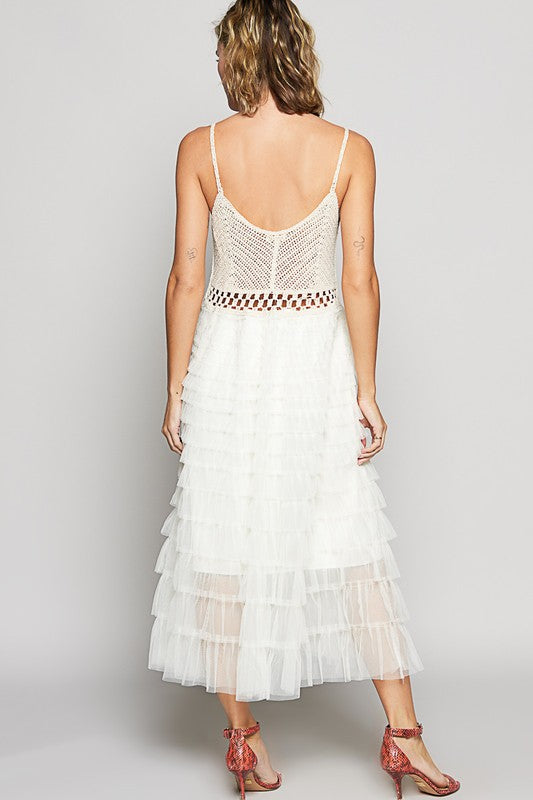 Chic Crochet Dress ONE SIZE