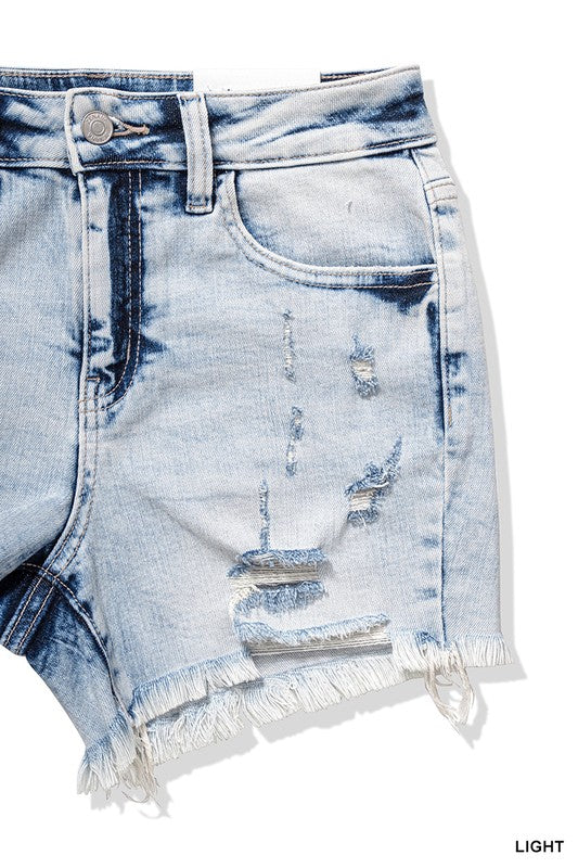 Alice Acid Wash Shorts