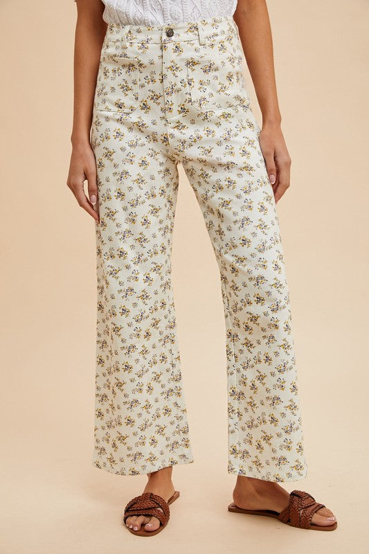 Farrah Floral Jean