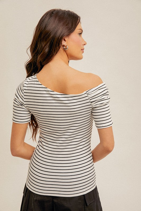 Tinsley Twist Stripe Top