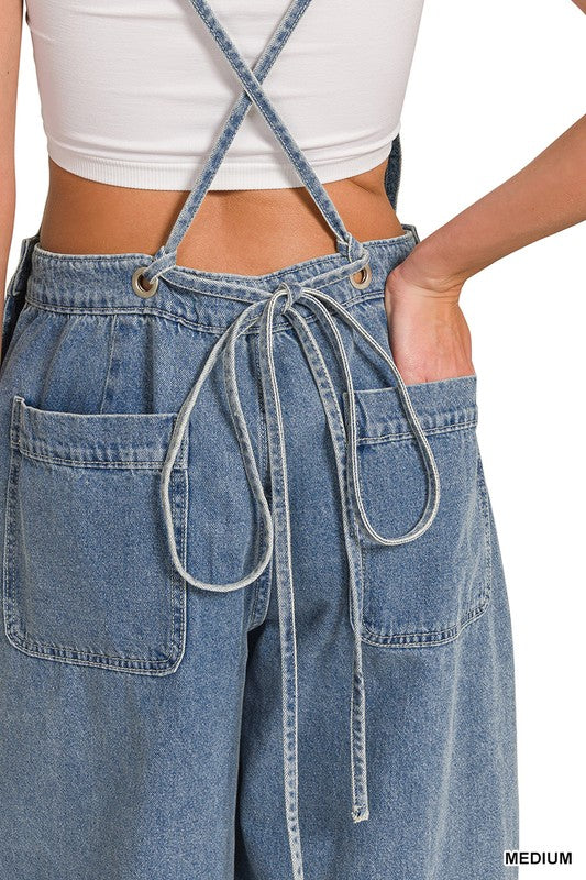 Deb Denim Wide Leg Overall