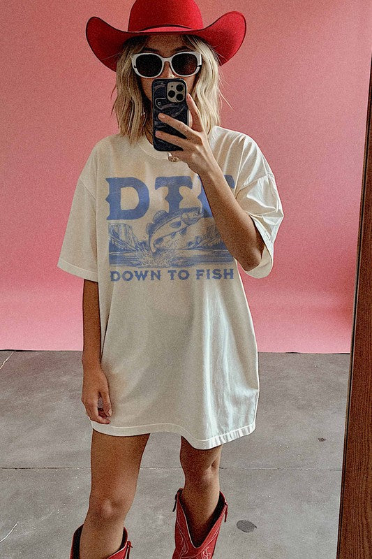 Down To Fish Tee - SALE