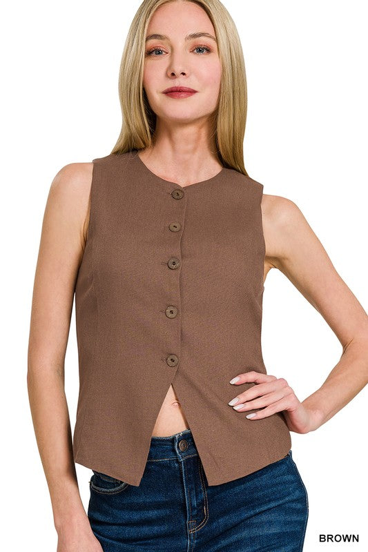 Vera Brown Vest