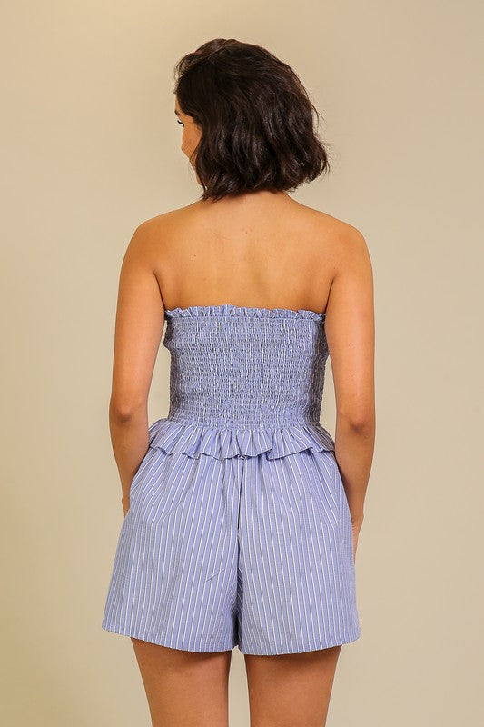 Sadie Shirred Romper