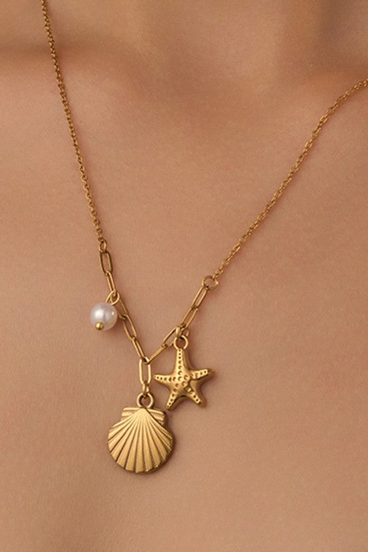 Beach Charm Necklace