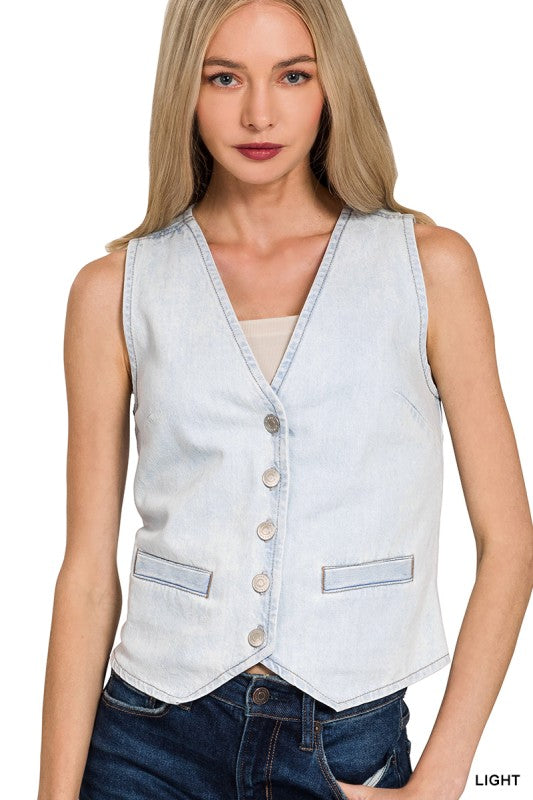 Luna Denim Vest