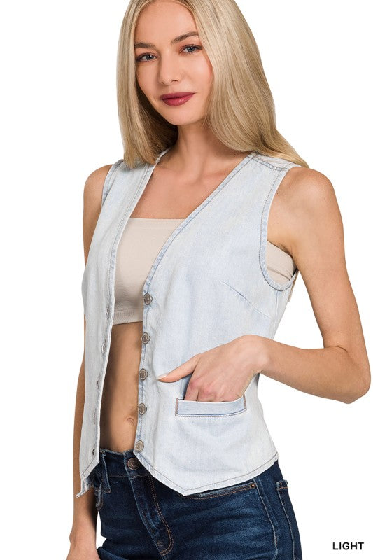 Luna Denim Vest