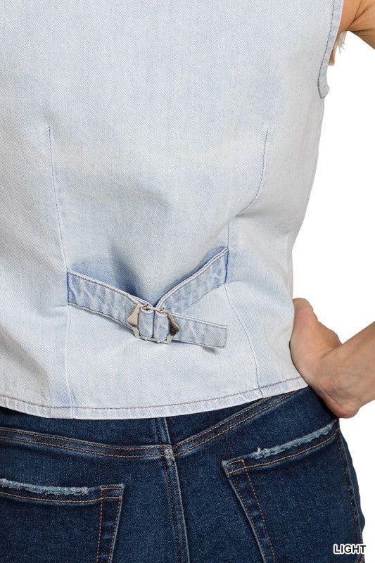 Luna Denim Vest