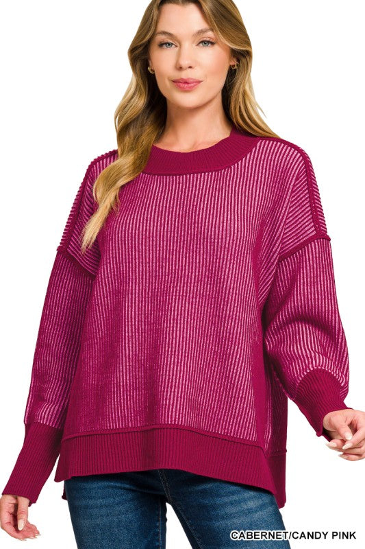 Ella Two Tone Sweater