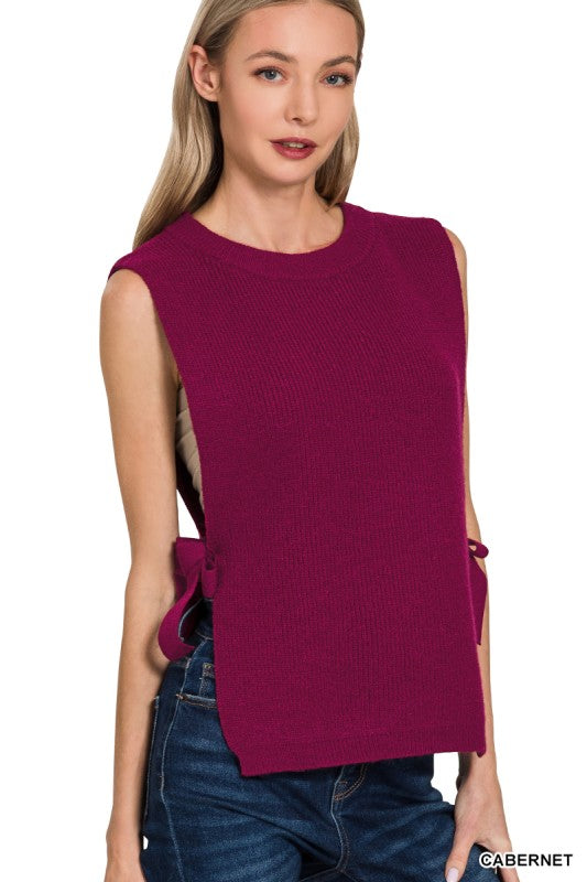 Sara Side Tie Vest