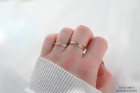 Diamond Waterproof Stacker Ring
