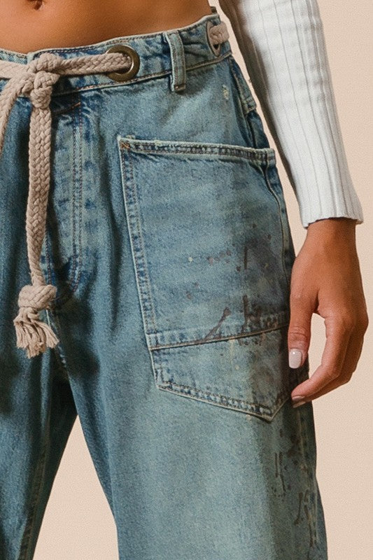 Paint Denim Jean