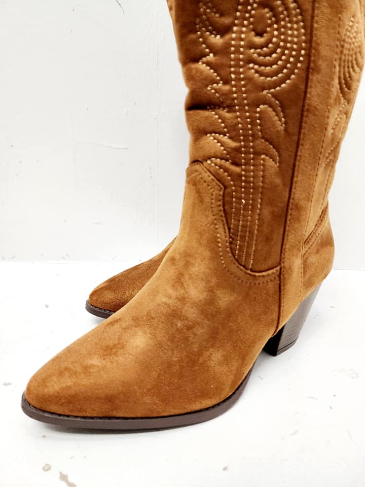 Zane Camel Western Boot - sale