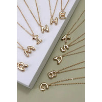 Bubble Letter Necklace