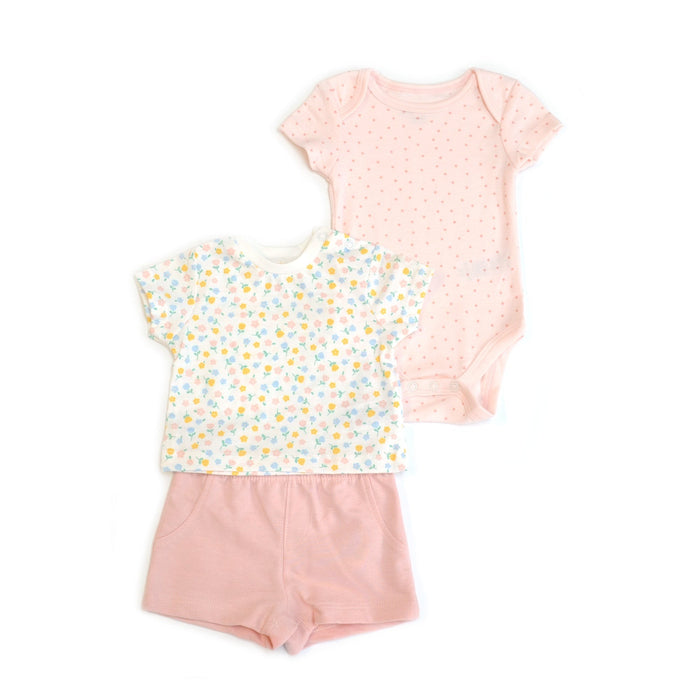 3pc Bodysuit T-shirt & Short