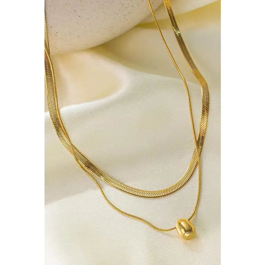 Drop Charm Necklace