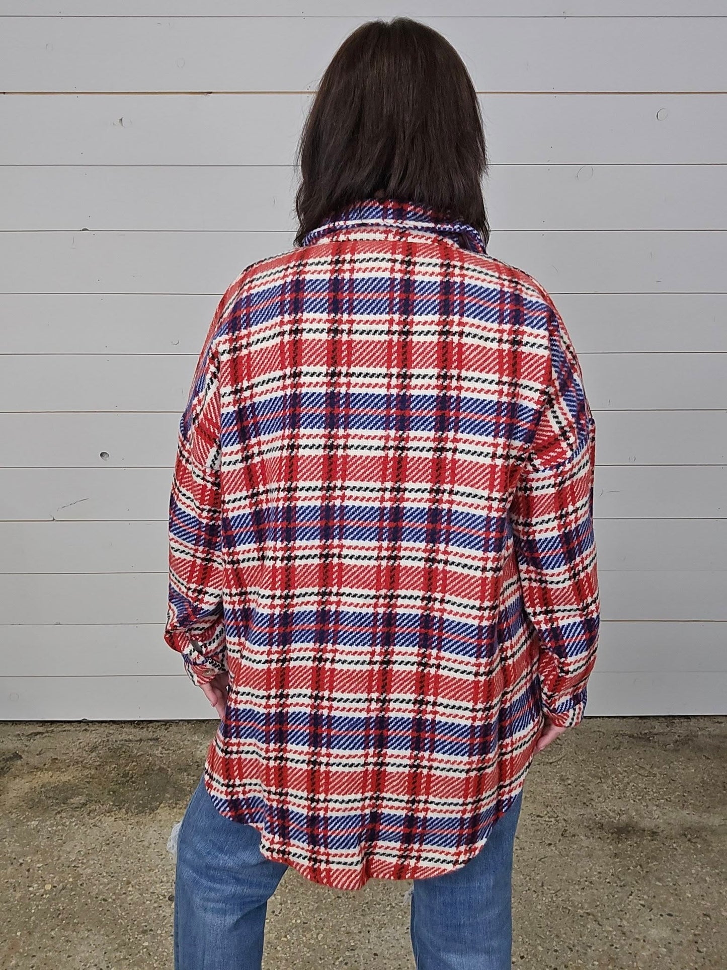 Red Plaid Shacket
