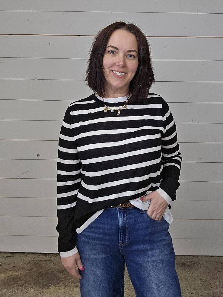 Stripe Slub Top