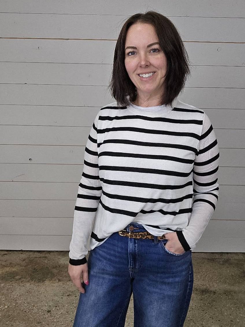 Stripe Slub Top
