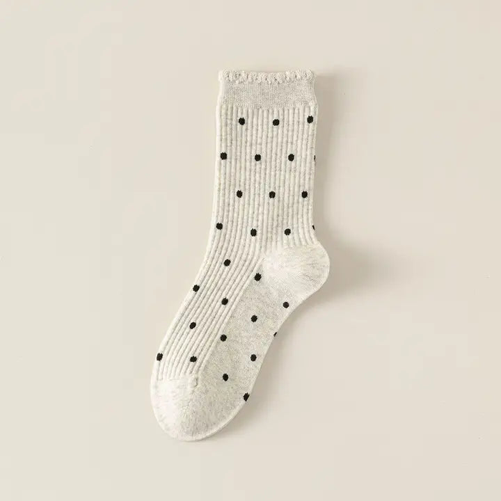 Lace Polka Dot Socks