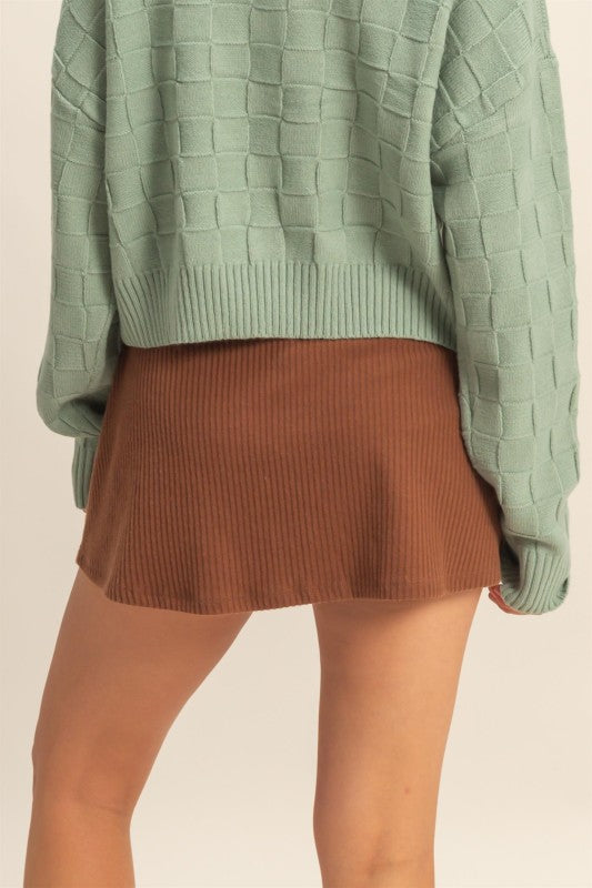 Rachel Rib Skort