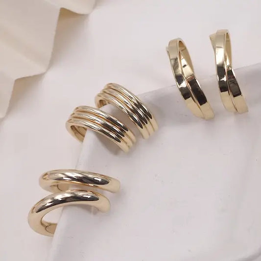 Classic Hoop Trio Earrings