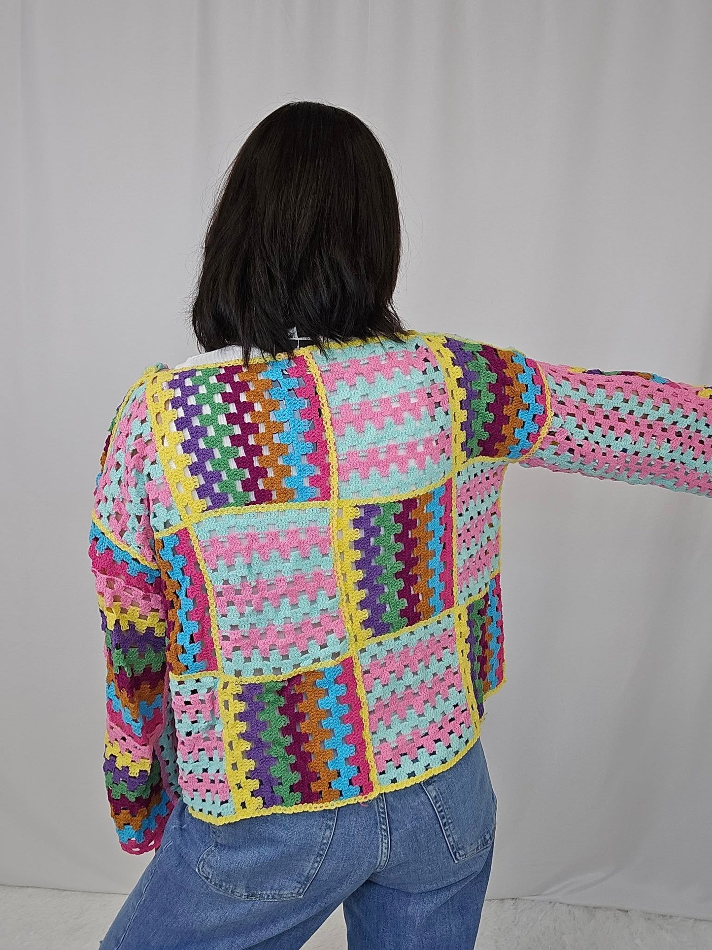 Iris Intricate Crochet Cardigan