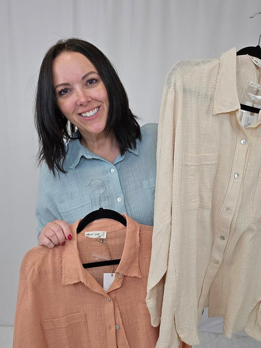 Gemma Gauze Shirt - SALE