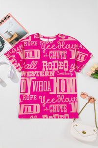 Howdy Pink Tee