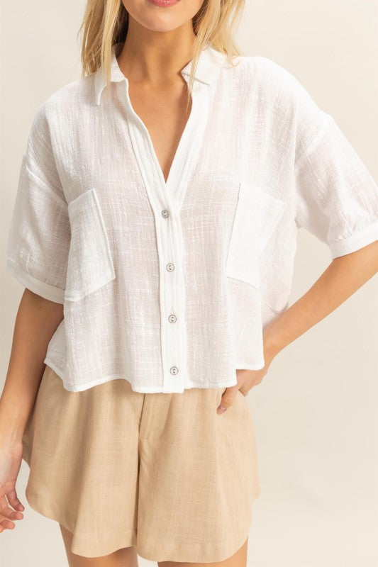 Bonnie White Blouse