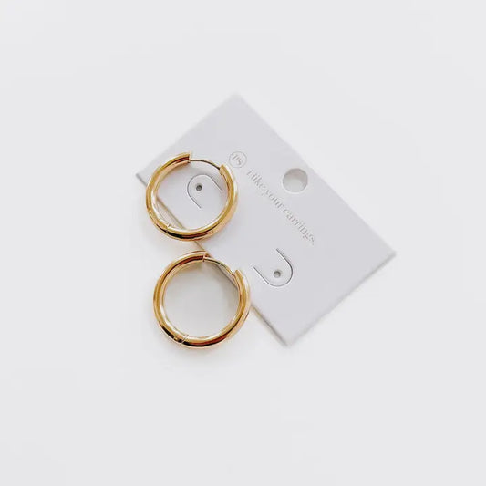 Sweetheart Hoop Earrings