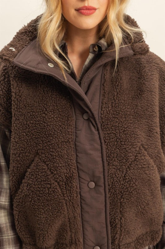 Lydia Sherpa Vest