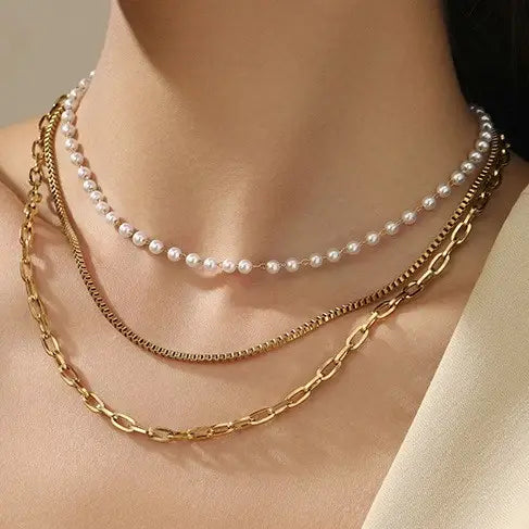 Pearl Layered Necklace