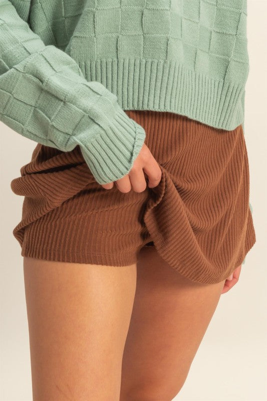 Rachel Rib Skort