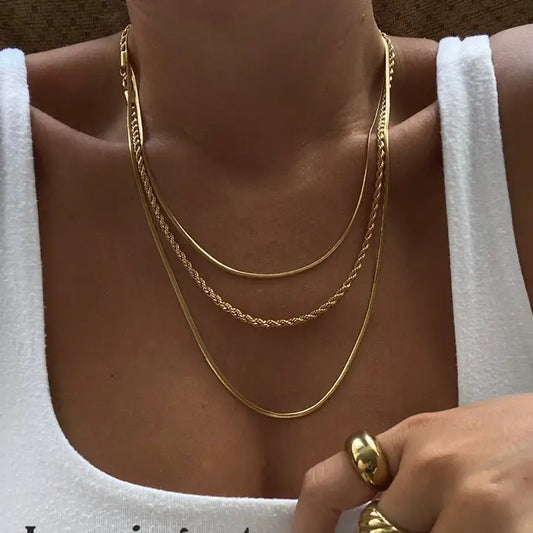 Snake Layered Necklace