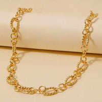 Twisted Oval Necklace