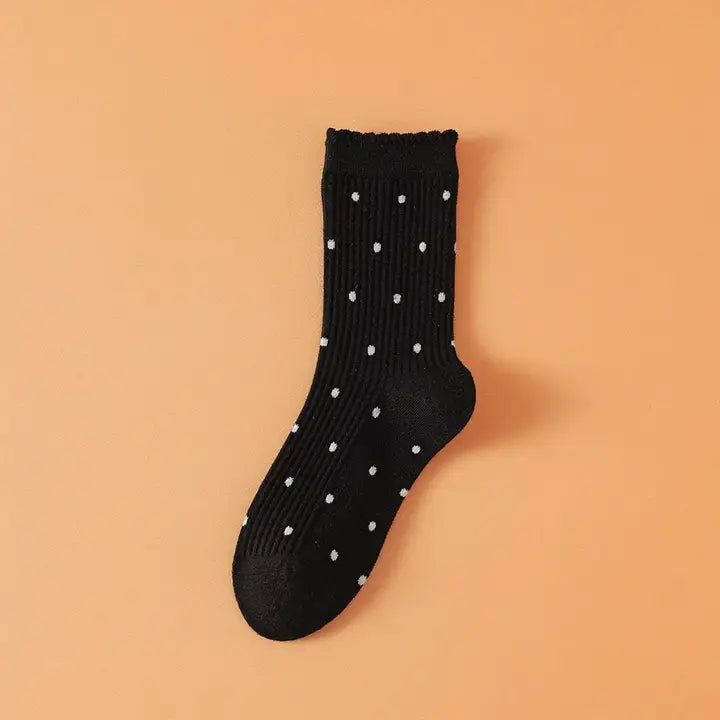 Lace Polka Dot Socks