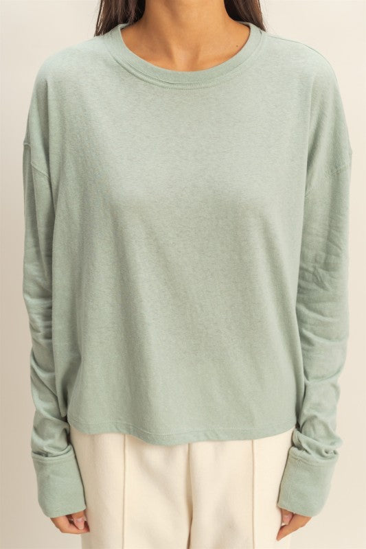 Long Crewneck Tee