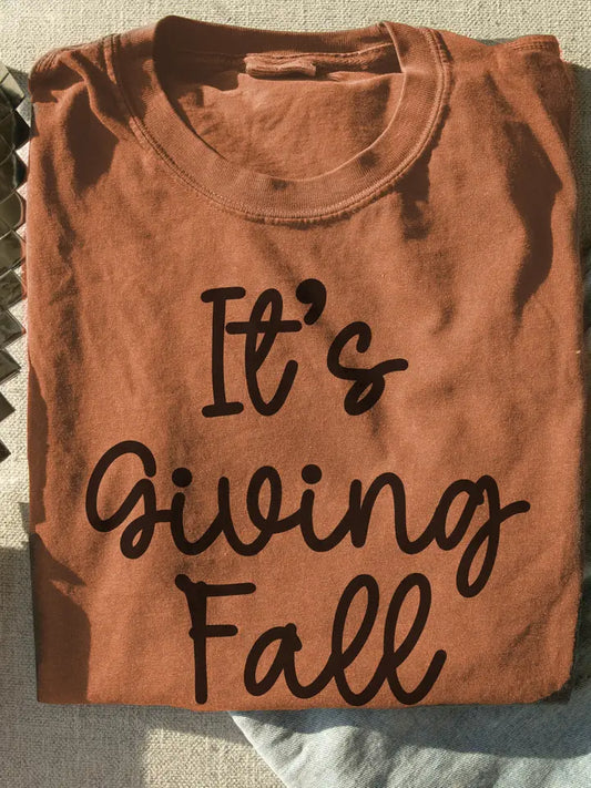 It's Giving Fall Tee