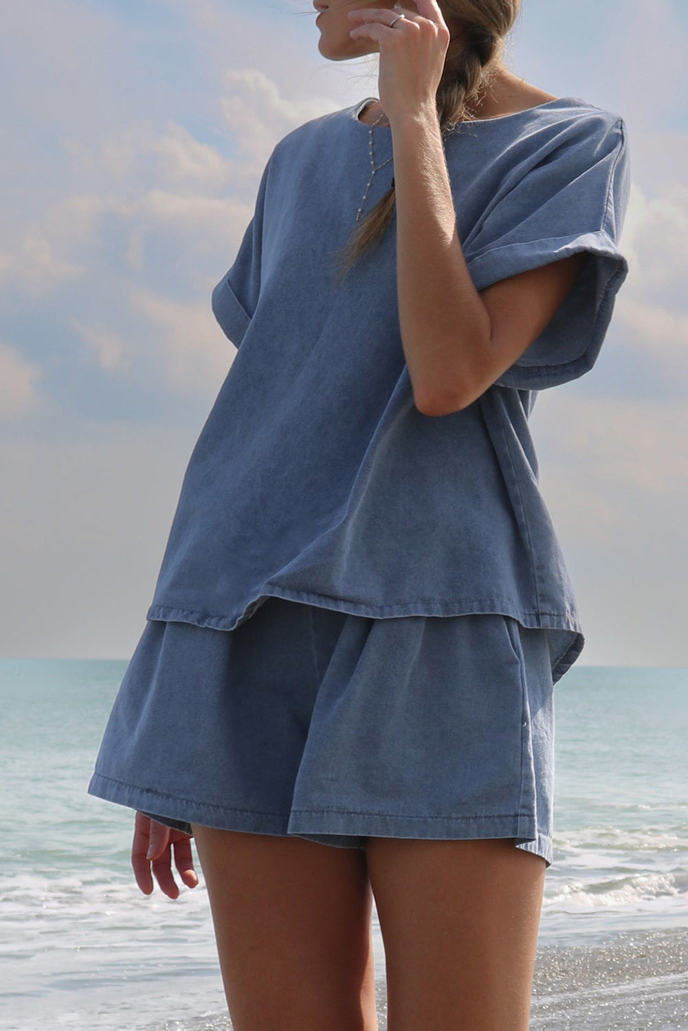 Denim Short SET