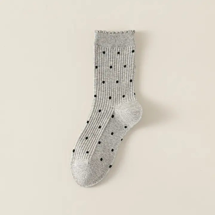 Lace Polka Dot Socks