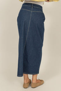 Midi Denim Skirt